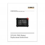 Battery Replacement for XTOOL PS80 Automotive Scan Tool